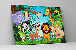 Detský obraz Safari zvieratká zs1168